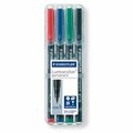 Staedtler Feinschreiber Universalstift Lumocolor Permanent, 4PK ST564931